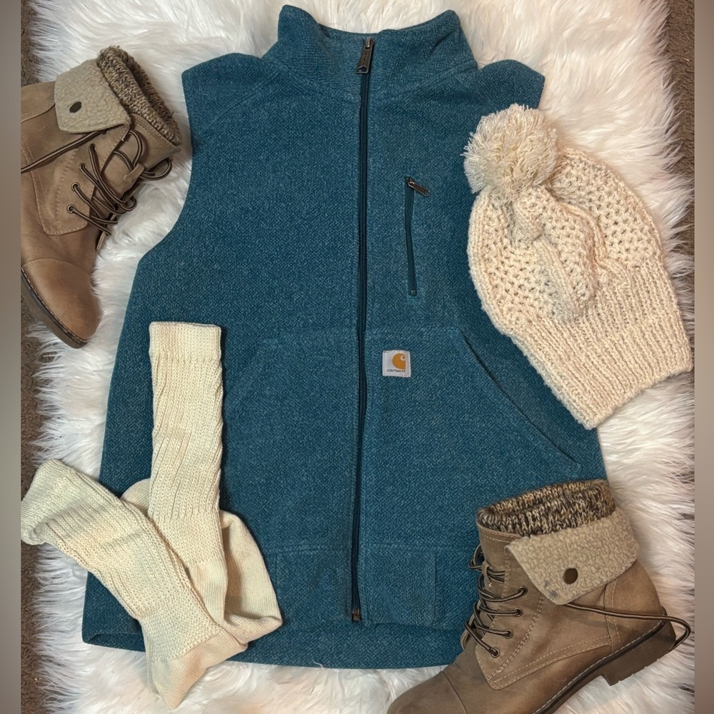 Carhartt Women's Teal Sweater Vest